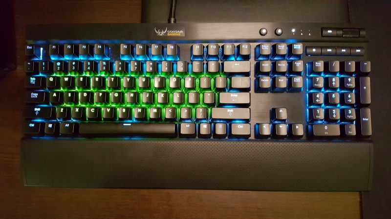 Corsair K70 RGB lightning