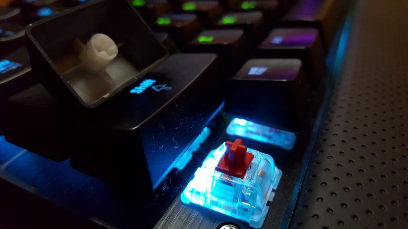 Corsair K70 RGB lightning switch