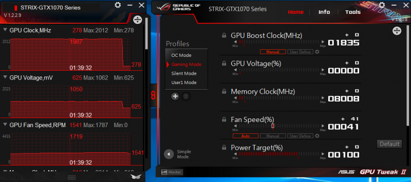 gtx1070strixclockconsistencygamingmode