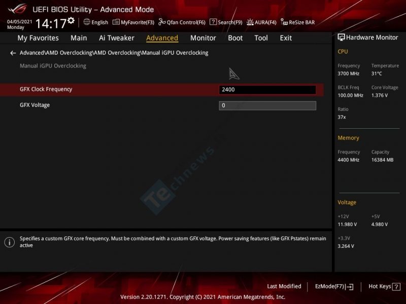 Integruota "Ryzen 5 Pro 4650G" grafika (feat. ASUS ROG Strix B550-I